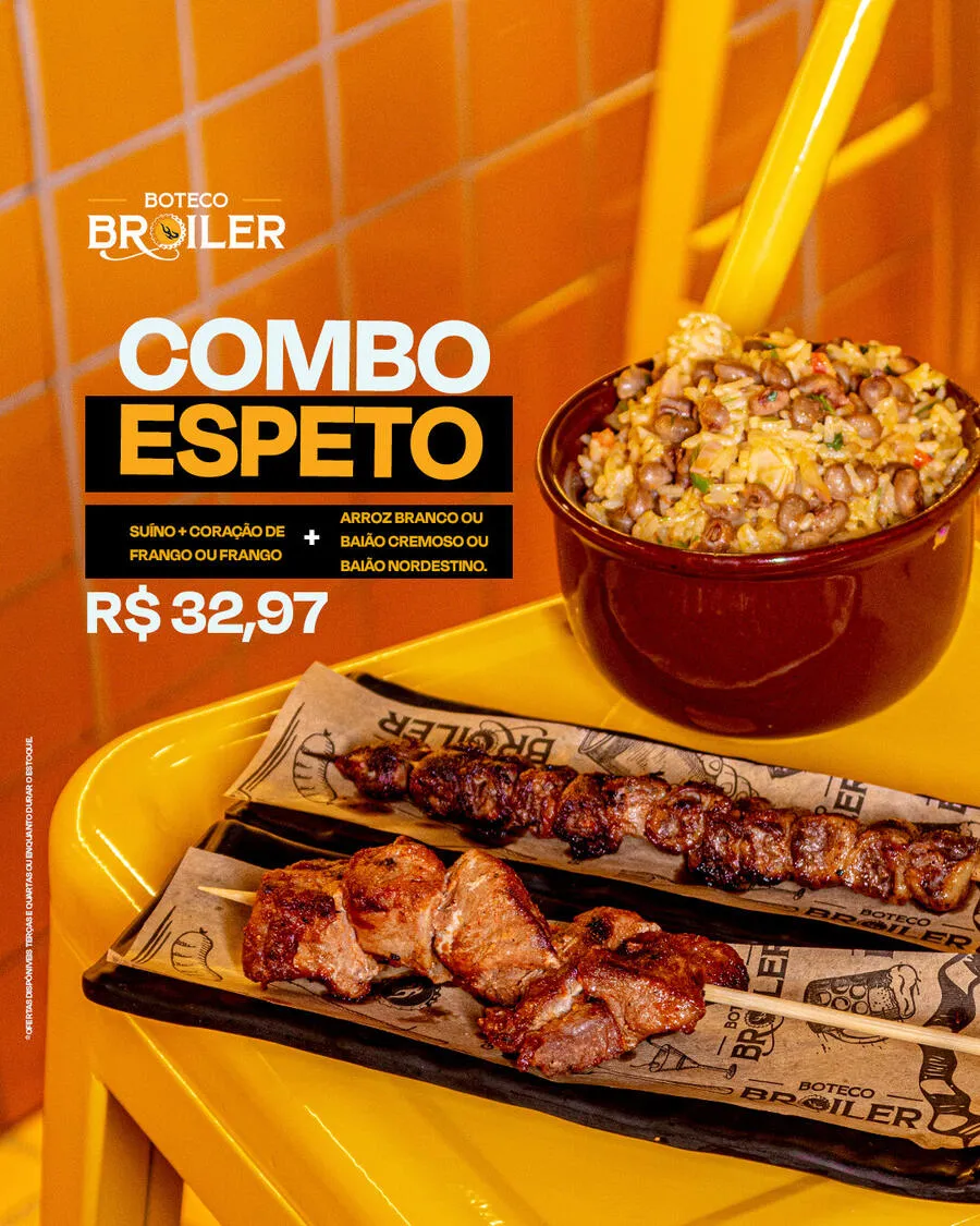 Combo Espeto R$ 32,97