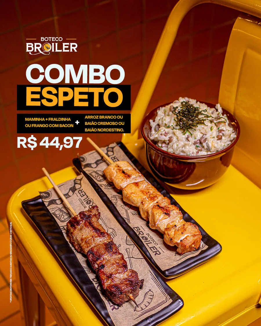 Combo Espeto R$ 44,97